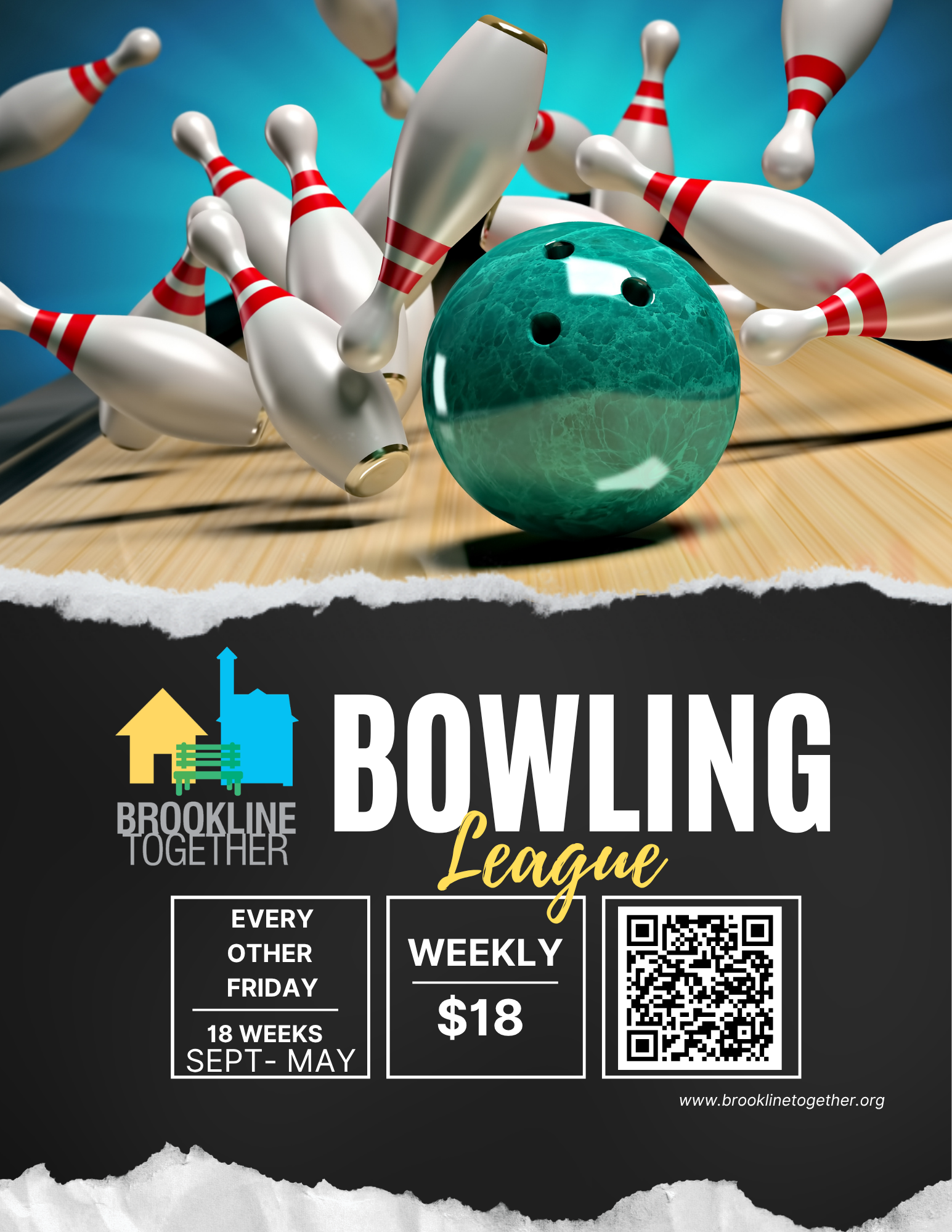 Bowling League Poster
